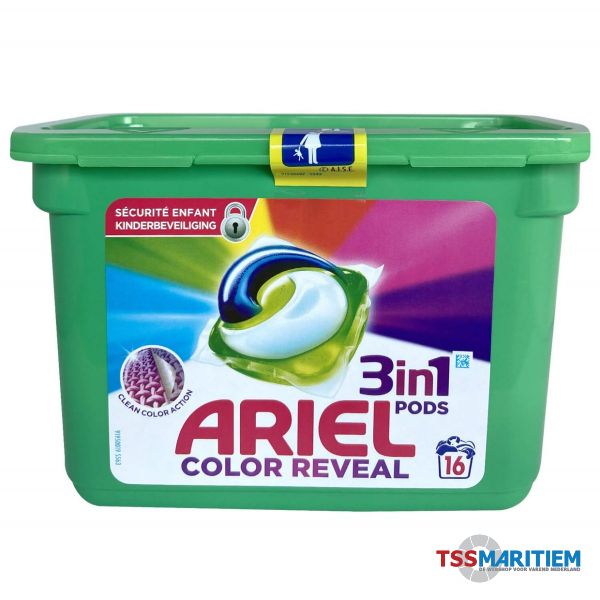 deeltje opvolger marionet Ariel 3-in-1 Pods Color 16 Stuks | TSS Maritiem